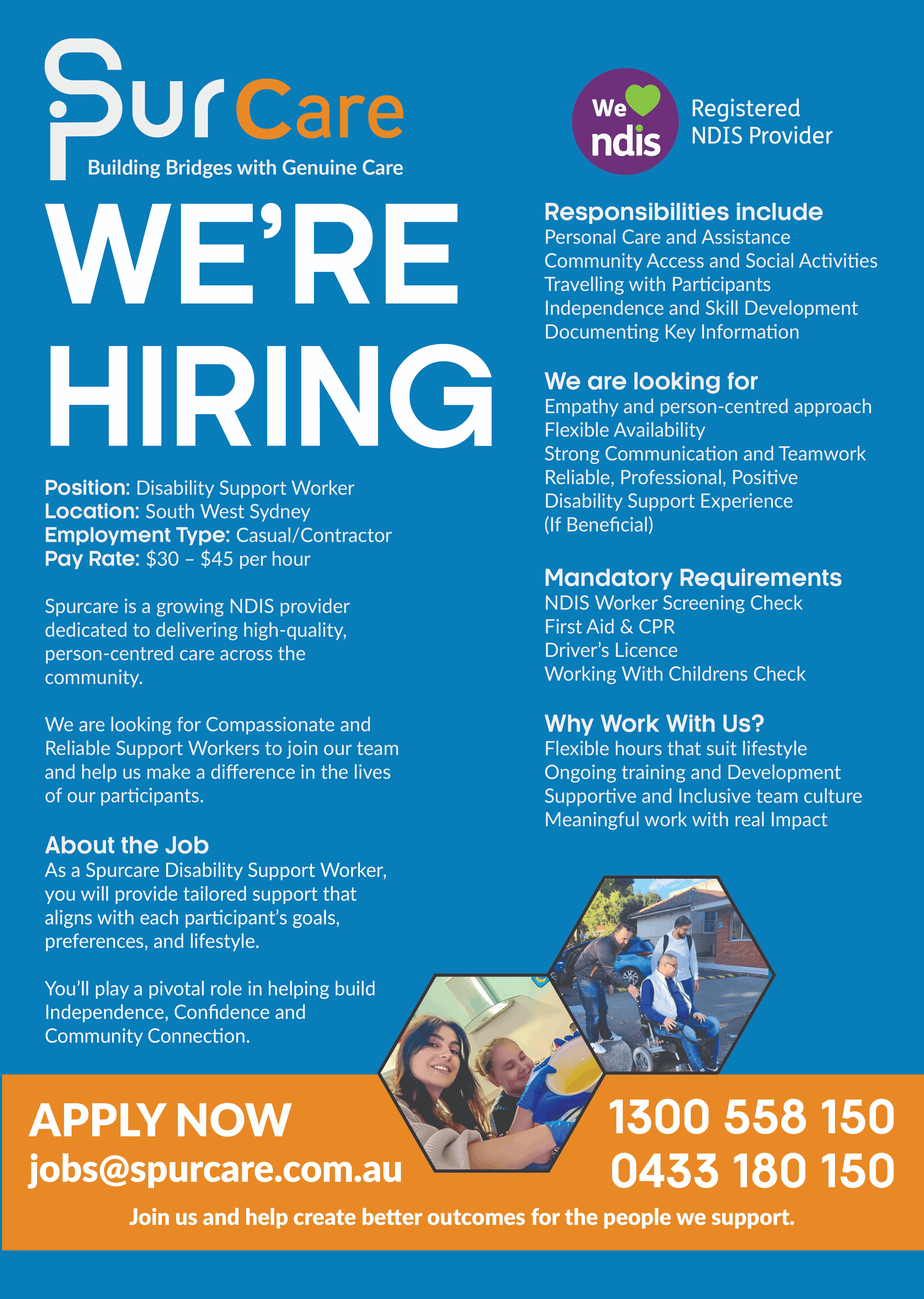 Careers at Spur Care